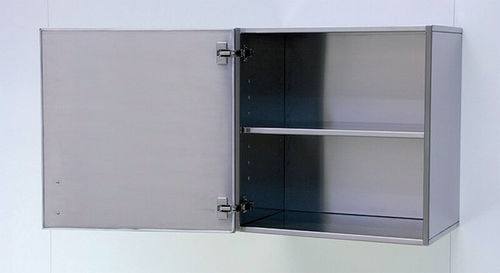 Шкаф для больниц - HS-FT-600 - KUGEL medical GmbH & Co. KG - с распашной дверцей / настенный / из нержавеющей стали