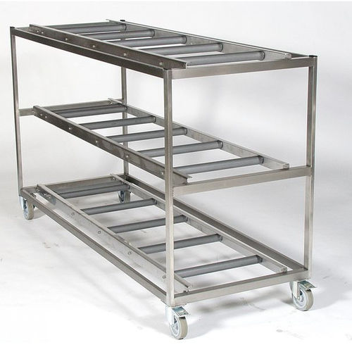 Стеллаж 5 уровней - REF 32/750-05 - KUGEL medical GmbH & Co. KG - для хранения трупов / переносной / из нержавеющей стали