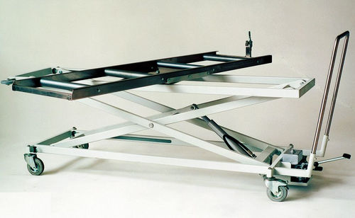 Тележка крышка гроба - HTW 50/250-R1-M-1650-SL - KUGEL medical GmbH & Co. KG - транспортная / из нержавеющей стали / гидравлическая