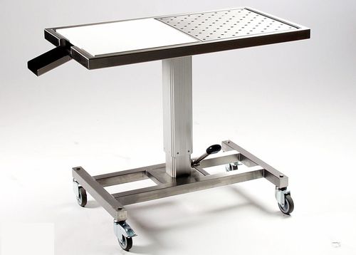 Тележка для инструментов - BTH 81/8060-AS - KUGEL medical GmbH & Co. KG - из нержавеющей стали / гидравлическая / мобильная