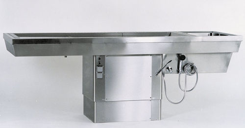 Стол для аутопсии для судебной медицины - STV 10/800 - KUGEL medical GmbH & Co. KG - для сечения / для мойки покойников / фиксированный