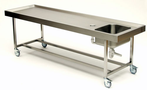Стол для аутопсии - ST 10/500 - KUGEL medical GmbH & Co. KG - для сечения / для мойки покойников / анатомический