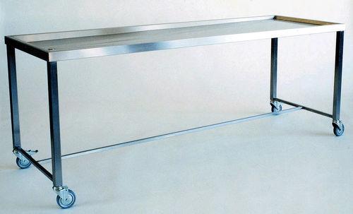 Стол для аутопсии для судебной медицины - WT 10/650 - KUGEL medical GmbH & Co. KG - для сечения / для мойки покойников / мобильный