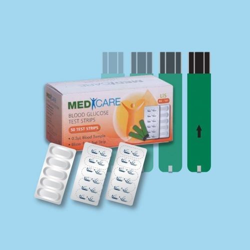 Тест-полоска для диабета - LiS-50 - L-Tac Medicare - гликемии / крови / энзиматическая