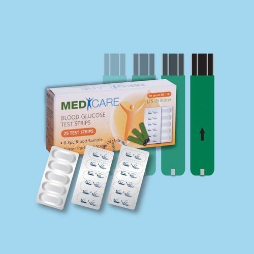 Тест-полоска для диабета - LiS-25 - L-Tac Medicare - гликемии / крови / энзиматическая