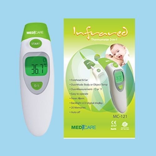 Медицинский термометр - MC-121 - L-Tac Medicare - инфракрасный / лоб / тимпанический