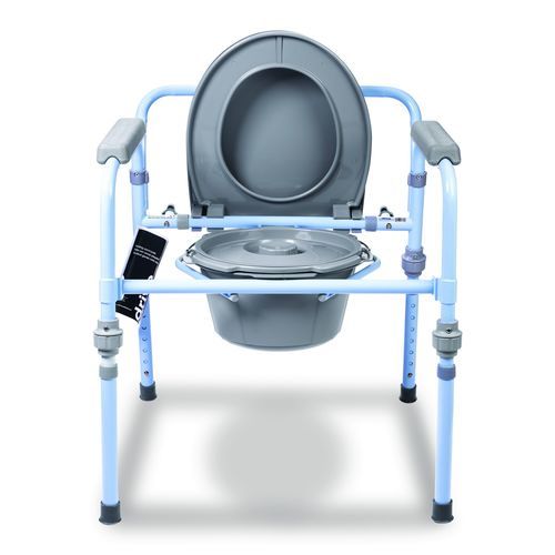 Стул для туалета с подлокотниками - CHA171 - Laborie Medical Technologies - с ведром / с регулируемой высотой / складной