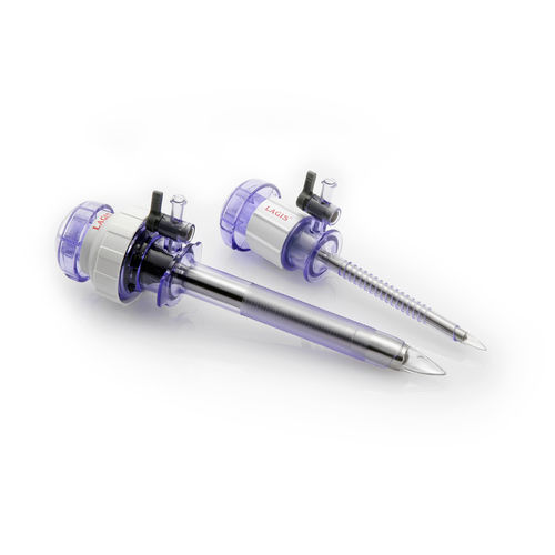 Лапароскопический трокар - Port™ TR - Lagis Endosurgical - с отверстием инсуффляции / с приемной гильзой