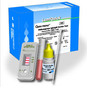 Набор для теста на вирус Чикунгунья - QuickProfile™  - LumiQuick Diagnostics Inc. - IgG / иммуноглобулин M / для вируcов