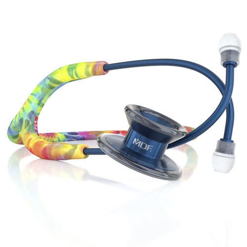 Кардиологический стетоскоп - MD ONE® EPOCH® TIE DYE/CAPRIDIUM - MDF Instruments - педиатрический / двусторонний / из нержавеющей стали