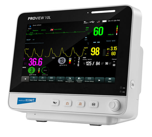 Настольный монитор пациента - PROview 10L - Medical Econet  - для ЭКГ / RESP / TEMP