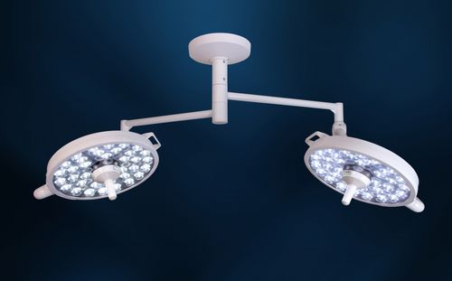 Потолочный хирургический светильник - MI-1000 - Medical Illumination International - светодиодный / галогенный / 2 штатива