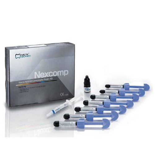 Стоматологический материал из гибридного композита - Nexcomp - META-BIOMED - из полимера / для восстановления зубов