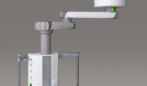 Потолочный медицинская консоль - moduversa plus - modul technik - для интенсивной терапии / для операционной / шарнирный