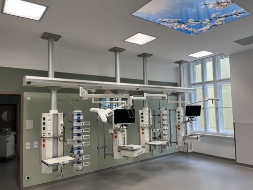 Потолочный медицинская консоль-балка - moduflex nova - modul technik - для интенсивной терапии