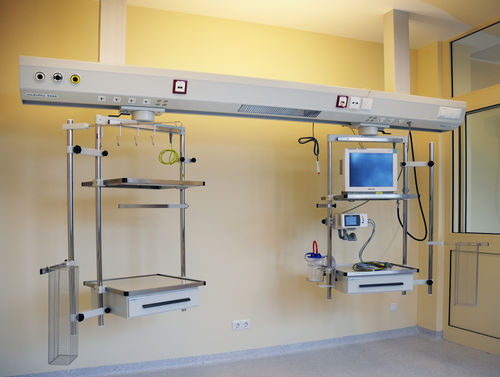 Потолочный медицинская консоль-балка - moduflex 2500 - modul technik - для интенсивной терапии / модульный