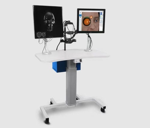 Учебный медицинский симулятор - Eyesi  - Haag-Streit Surgical - для офтальмоскопии / рабочая станция / на основе дополненной реальности