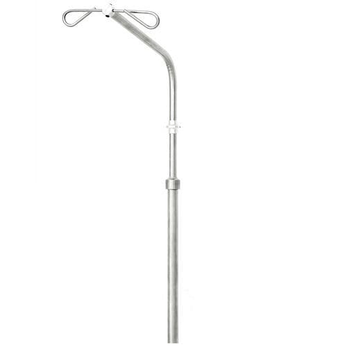 Стойка для сыворотки на рейке - IV1000880 - MTH Medical GmbH - 2 крюка / телескопическая / с регулируемой высотой