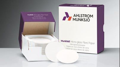 Гравиметрический фильтр - Ahlstrom-Munksjö - для воды / воздушный / для лабораторий