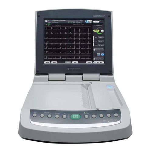 Электрокардиограф для спокойного состояния - Cardiofax V  - Nihon Kohden Europe - с физической нагрузкой / 12 каналов / 15 каналов