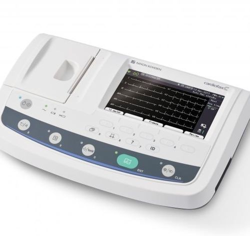 Электрокардиограф для спокойного состояния - Cardiofax C - Nihon Kohden Europe - 12 каналов / цифровой / с принтером
