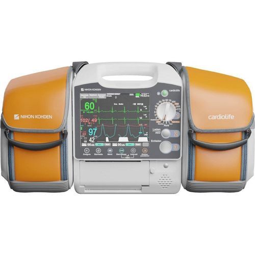 Автоматизированный внешний дефибриллятор - cardiolife EMS - Nihon Kohden Europe - с ручным приводом / для машины скорой помощи / для помощи при реанимации