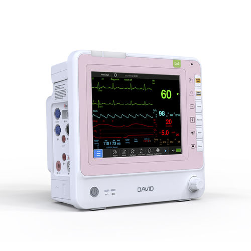 Компактный многопараметрический монитор пациента - D6 - Ningbo David Medical Device - для ЭКГ / RESP / SpO2