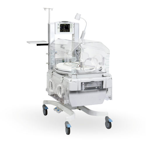 Неонатальный инкубатор на роликах - YP-2008 - Ningbo David Medical Device - с регулируемой высотой / с монитором / со встроенным ящиком