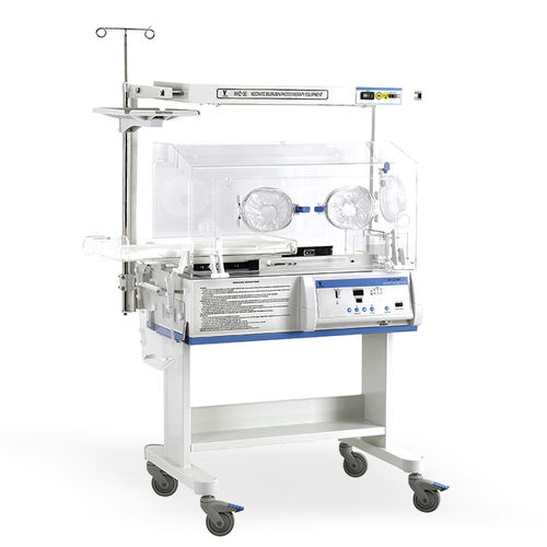 Неонатальный инкубатор на роликах - YP-100 series - Ningbo David Medical Device - с 4 операционными окнами