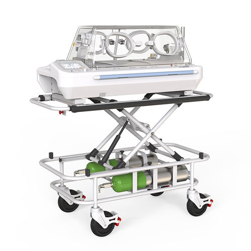 Транспортный неонатальный инкубатор - TI-3000B - Ningbo David Medical Device - на роликах / с регулируемой высотой / с сенсорным экраном