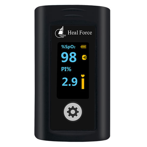 Пальцевый пульсоксиметр - Prince-100A - Heal Force - компактный / медицинский / для обслуживания пациентов на дому