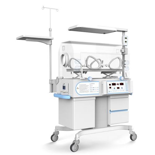 Неонатальный инкубатор на роликах - 8502D - Heal Force - с монитором / с лампой для фототерапии / с 4 операционными окнами