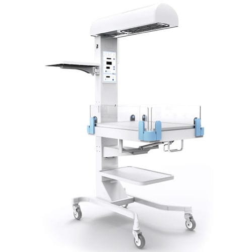 Стол неонатальной реанимации с лампой для фототерапии - FXQ4 - Heal Force - с монитором / с сигнализацией / с радиационным нагревателем