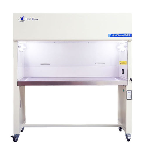 Ламинарный бокс дезактивации - OptiClean 1300 - Heal Force - для лабораторий / на роликах / с вертикальным ламинарным потоком