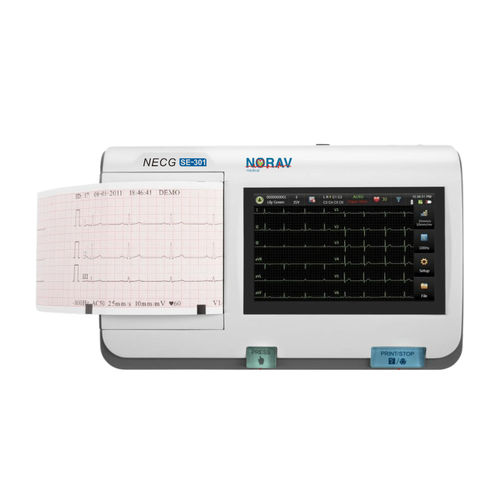Электрокардиограф для спокойного состояния - NECG SE-301 - NORAV Medical - 3 канала / цифровой / с принтером