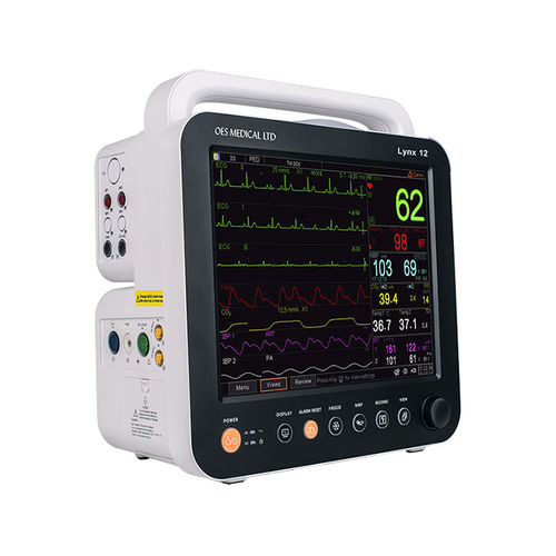 Переносной монитор пациента - LYNX series - OES Medical - для ЭКГ в 12 отведениях / CO2 / NIBP