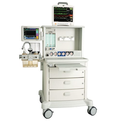 Установка для анестезии на тележке - ASTRA 3i - OES Medical - с респираторным мониторингом