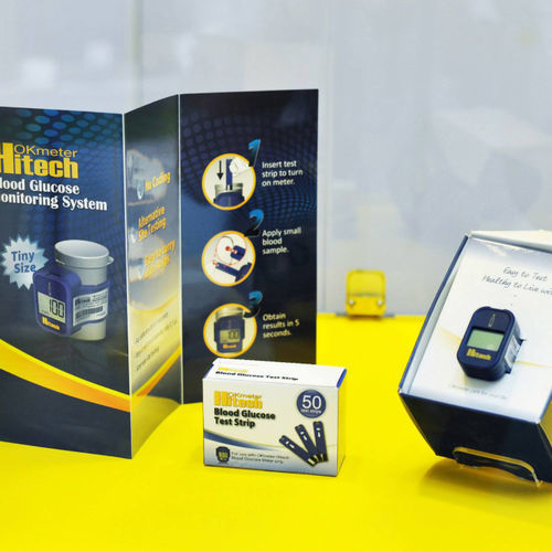 Автоматический глюкометр - Hitech  - OK Biotech  - электрохимический / для больниц / гематокрит