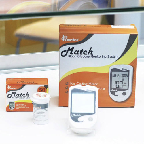 Автоматический глюкометр - Match - OK Biotech  - для больниц / без кода / с автопрокалывателем