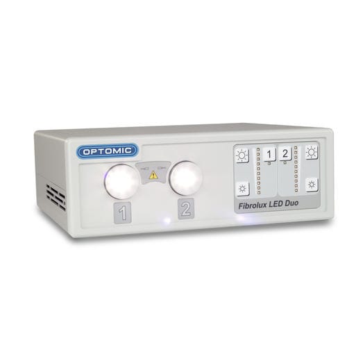 Источник света для эндоскопов - Fibrolux LED DUO - OPTOMIC - для микроскопов / LED / холодный