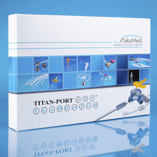 Венозная имплантируемая камера - 111248 G-SET  - PakuMed Medical Products - 1 люмен / из титана
