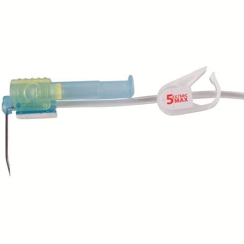 Игла для введения контрастного вещества - PPS® CT - Perouse Medical - Губера / безопасная