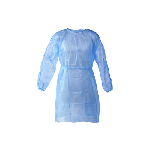 Рубашка для больного унисекс - GOWN01 - Pharmaplast - из полипропилена / для одноразового применения / синяя