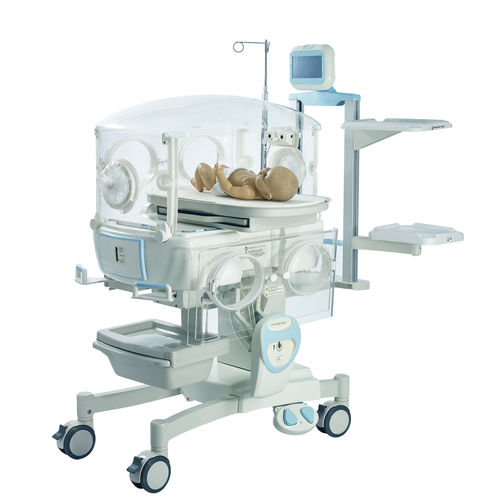 Неонатальный инкубатор на роликах - INC 200 - Phoenix Medical Systems  - с регулируемой высотой / Тренделенбург / с монитором