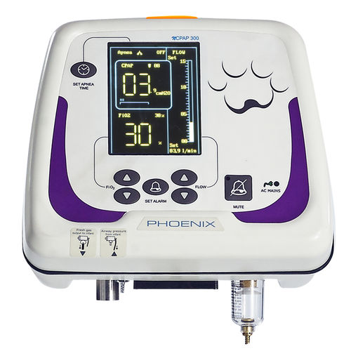 Аппарат ИВЛ для реанимации - nCPAP 300 - Phoenix Medical Systems  - неонатальный / CPAP / на роликах
