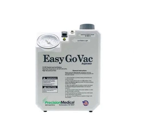 Электрический аспиратор слизи - EasyGoVac  - Precision Medical - на аккумуляторе / для бытового применения / переносной