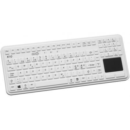 Медицинская клавиатура с сенсорной панелью - K10-MED-COMP - EVO BOARDS - моющаяся / USB