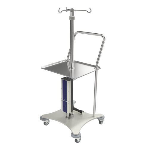 Стойка для сыворотки на роликах - I-U02238 - provita medical - 3 крюка / из нержавеющей стали / электрическая