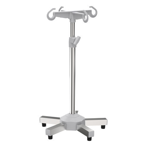 Стойка для сыворотки на роликах - I4440002 - provita medical - 4 крюка / из нержавеющей стали / с регулируемой высотой
