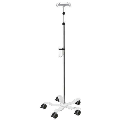 Стойка для сыворотки на роликах - I-L11112 - provita medical - 4 крюка / с регулируемой высотой / телескопическая